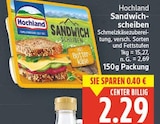 Sandwichscheiben von Hochland im aktuellen E center Prospekt