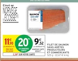Filet de saumon sans arêtes - Producteurs et commerçants - Intermarché à Limoges Filet de saumon sans arêtes - Producteurs et commerçants en promo chez Intermarché Limoges à 9,52 €