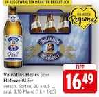 Helles im Angebot bei EDEKA in Pirmasens Helles Angebote von Valentins bei EDEKA Pirmasens für 16,49 €