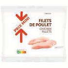 Filets de poulet surgelés - PRIX MINI - U Express à Antony Filets de poulet surgelés - PRIX MINI en promo chez U Express Antony à 7,80 €