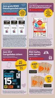 Geschenkkarte im aktuellen REWE Prospekt (Duisburg) Geschenkkarte im REWE Prospekt "Dein Markt" mit 32 Seiten (Duisburg)