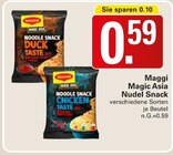 Nudel Snack Angebote von Maggi bei WEZ Löhne für 0,59 €