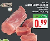 Frisches Ganzes Schweinefilet Angebote bei Marktkauf Unna für 0,99 €