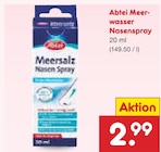 Aktuelle Nasenspray Angebote bei Netto Marken-Discount in Heidelberg Aktuelles Meerwasser Nasenspray Angebot bei Netto Marken-Discount in Heidelberg ab 2,99 €