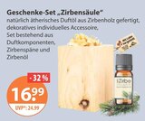 Geschenke-Set „Zirbensäule“ für 16,99 € bei V-Markt im Angebot Geschenke-Set „Zirbensäule“ im aktuellen V-Markt Prospekt