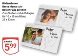 Bilderrahmen Beste Mama der Welt Angebote bei GLOBUS Willich für 5,99 €