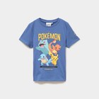 T-shirt manches courtes coton Pokémon bleu foncé garçon à 9,99 € dans le catalogue La Halle