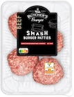 Smash Burger Patties im REWE Prospekt Smash Burger Patties von Butcher's Burger im aktuellen REWE Prospekt für 6,49 €
