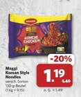 Korean Style Noodles Angebote von Maggi bei combi Dülmen für 1,19 €