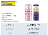 Gordons Gin Tonic/Pink & Tonic Angebote bei Metro Neunkirchen für 1,77 €