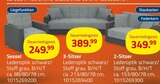 Sessel oder 3-Sitzer oder 2-Sitzer im Angebot bei ROLLER in Ahaus Sessel oder 3-Sitzer oder 2-Sitzer Angebote bei ROLLER Ahaus für 249,99 €