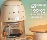CAFETIÈRE FILTRE - SMEG - Ambiance & Styles à Grenoble CAFETIÈRE FILTRE - SMEG en promo chez Ambiance & Styles Grenoble à 199,90 €