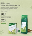 BIO Anis Fenchel Kümmel Tee Filterbeutel bei VITALIA Reformhaus im Seewiesen Prospekt für 4,99 €