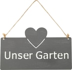 Behang Metallschild mit Herz "Unser Garten" Angebot in Reichardtswerben Behang Metallschild mit Herz "Unser Garten" im aktuellen Prospekt bei dm-drogerie markt in Reichardtswerben