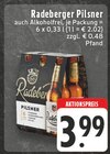 Pilsner im Angebot bei E center in Kempen Pilsner Angebote von Radeberger bei E center Kempen für 3,99 €