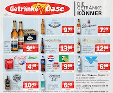 Coca Cola im Getränke Oase Prospekt "Aktuelle Angebote" mit 1 Seiten (Soest)