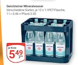 Aktuelle Gerolsteiner Angebote bei GLOBUS in Saarbrücken Aktuelles Mineralwasser Angebot bei GLOBUS in Saarbrücken ab 5,49 €