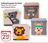 Aufbewahrungsbox für Kinder Angebote bei GLOBUS Oberhausen für 2,99 €