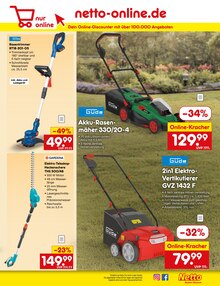 Rasenmäher im aktuellen Netto Marken-Discount Prospekt (Jena) Rasenmäher im Netto Marken-Discount Prospekt "Aktuelle Angebote" mit 63 Seiten (Jena)