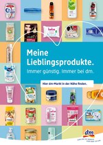 dm-drogerie markt Prospekt für Wuppertal mit 1 Seiten dm-drogerie markt Prospekt für Wuppertal: "Meine Lieblingsprodukte. Immer günstig. Immer bei dm.", 1 Seiten, 20.09.2020 - 27.09.2020