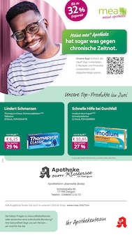 Aktueller mea - meine apotheke Prospekt (Dargun, 4 Seiten zum blättern mea - meine apotheke Prospekt Unsere Juni-Angebote mit 4 Seiten