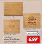 Bambus-Schneidebrett von LIVARNO home im aktuellen Lidl Prospekt für 6,99 €