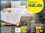 deLuxe Gänsedaunen-Kassettenbettdecke Angebote von Balette bei Lidl Hürth für 22,99 €
