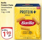 Protein+ Pasta im Angebot bei GLOBUS in Neubrandenburg Protein+ Pasta Angebote von Barilla bei GLOBUS Neubrandenburg für 1,99 €