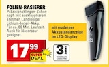 Folien-Rasierer im Angebot bei Marktkauf in Leinfelden-Echterdingen Folien-Rasierer Angebote bei Marktkauf Leinfelden-Echterdingen für 17,99 €