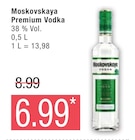 Premium Vodka von Moskovskaya im aktuellen Marktkauf Prospekt für 6,99 €