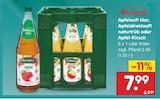 Apfelsaft klar, Apfeldirektsaft naturtrüb oder Apfel-Kirsch bei Netto Marken-Discount im Prospekt "" für 7,99 €