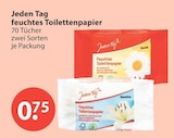 Toilettenpapier im V-Markt Prospekt feuchtes Toilettenpapier Kamille von Jeden Tag im aktuellen V-Markt Prospekt für 0,75 €