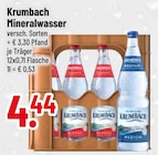 Mineralwasser im Trinkgut Prospekt Mineralwasser von Krumbach im aktuellen Trinkgut Prospekt für 4,44 €