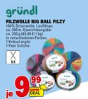 Filzwolle Big Ball Filzy Angebote von Gründl bei E center Stuttgart für 9,99 €