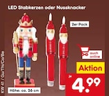 LED Stabkerzen im Netto Marken-Discount Prospekt LED Stabkerzen von im aktuellen Netto Marken-Discount Prospekt für 4,99 €