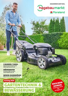 Rasenmäher im Hagebaumarkt Prospekt "Gartentechnik & Bewässerung" mit 56 Seiten (Lübeck)