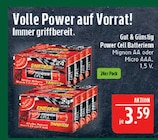 Power Cell Batterien Mignon AA Angebote von Gut & Günstig bei Marktkauf Görlitz für 3,59 €