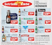 Aktueller Getränke Oase Prospekt mit Spirituosen, "Aktuelle Angebote", Seite 1