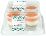 Verrines Pesto Tomates & Mozzarella - Colruyt à Villeurbanne Verrines Pesto Tomates & Mozzarella en promo chez Colruyt Villeurbanne à 3,81 €