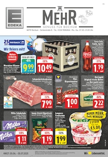 EDEKA Prospekt der Woche "Aktuelle Angebote" Seite 1, 30.06.2025 bis 05.07.2025 für Bochum Aktueller EDEKA Prospekt "Aktuelle Angebote" Seite 1 von 24 Seiten für Bochum