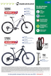 Offre Vélo Électrique dans le catalogue Intersport du moment à la page 3