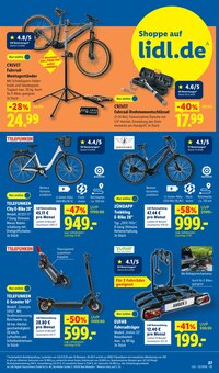 Fahrradträger im aktuellen Lidl Prospekt (Osnabrück) Fahrradträger im Lidl Prospekt "LIDL LOHNT SICH" mit 74 Seiten (Osnabrück)
