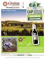 Catalogue Supermarchés de Casino Supermarchés à Montayral Prospectus Casino Supermarchés à Montayral, "CAP' D'ÊTRE PLUS SOLIDAIRES", 9 pages, 04/04/2023 - 16/04/2023