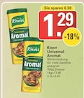 WEZ Bückeburg - Universal Aromat Angebot im Prospekt Universal Aromat bei WEZ im Bückeburg Prospekt für 1,29 €