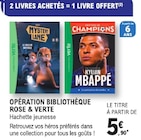 Opération Bibliothèque Rose & Verte - HACHETTE JEUNESSE en promo chez E.Leclerc Opération Bibliothèque Rose & Verte - HACHETTE JEUNESSE dans le catalogue E.Leclerc
