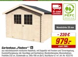 Aktuelle Gartenhaus Angebote bei toom Baumarkt in Mannheim Aktuelles Gartenhaus "Flodova" Angebot bei toom Baumarkt in Mannheim ab 979,00 €