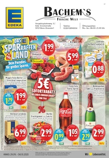 Aktueller EDEKA Prospekt "Aktuelle Angebote" Seite 1 von 24 Seiten für Bonn