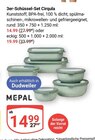 3er-Schüssel-Set Cirqula rund von Mepal für 14,99 € bei GLOBUS im Angebot 3er-Schüssel-Set Cirqula rund von Mepal im aktuellen GLOBUS Prospekt
