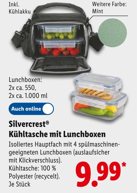 Kühltasche mit Lunchboxen