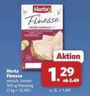 Finesse im Angebot bei combi in Paderborn Finesse Angebote von Herta bei combi Paderborn für 1,29 €